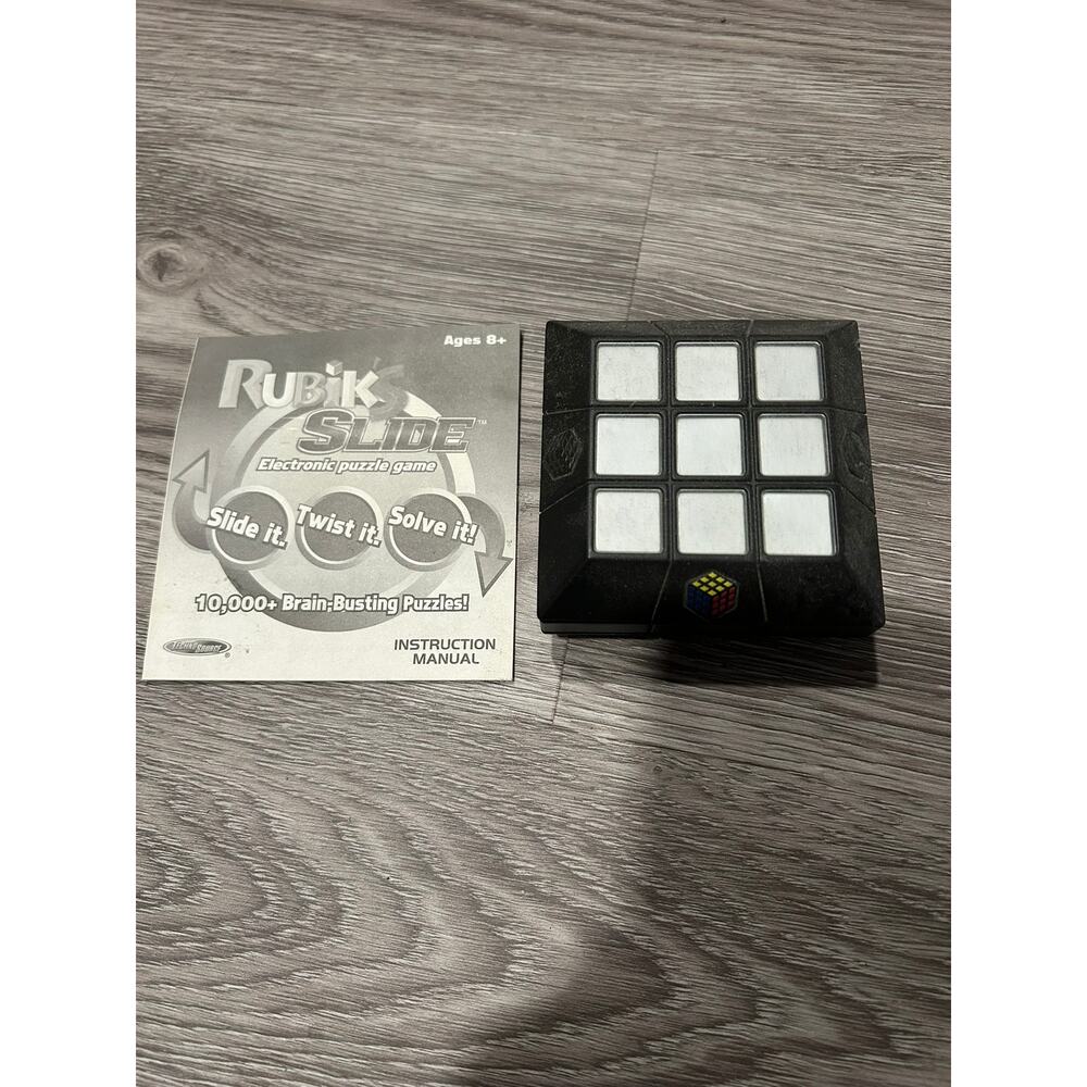 RUBIKS SLIDE ELECTRONIC PUZZLE GAME TECHNO SOURCE 2010 3X3 WORKS